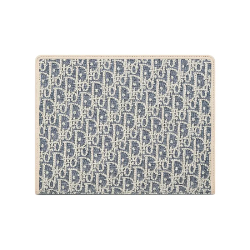 DIOR 30 Montaigne Calfskin Clutch Women's Blue-2