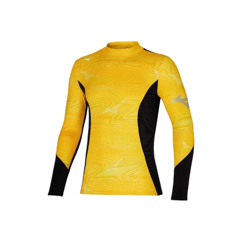 Mizuno T Shirts Men Yellow