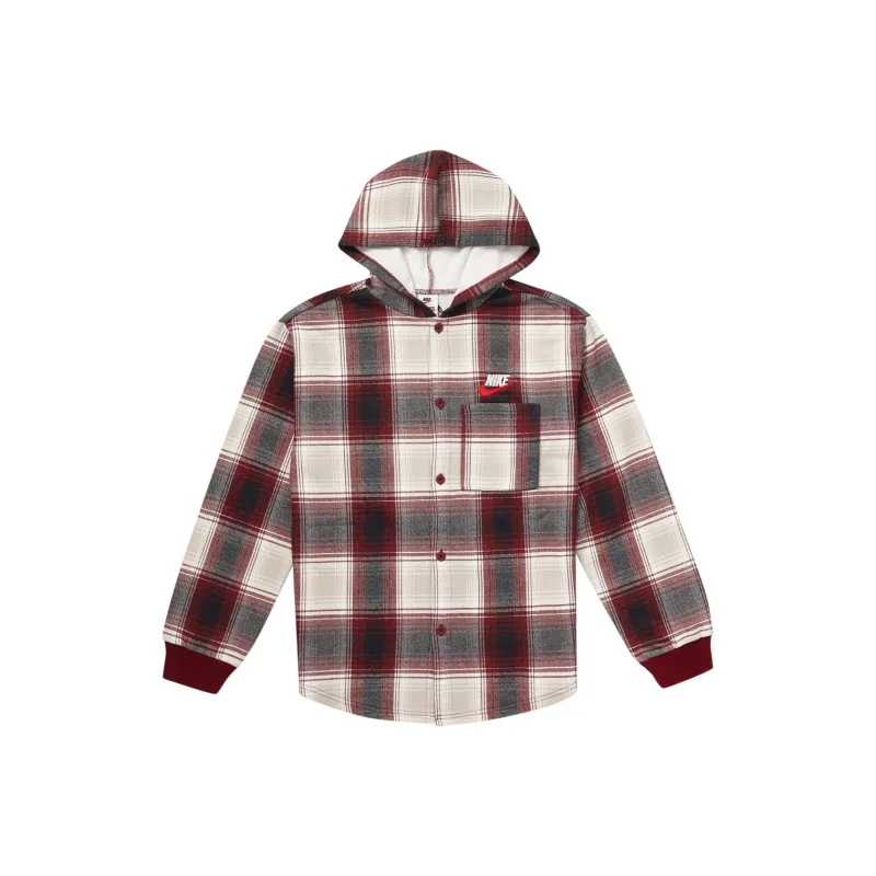Supreme Nike Plaid Hooded Sweatshirt-0