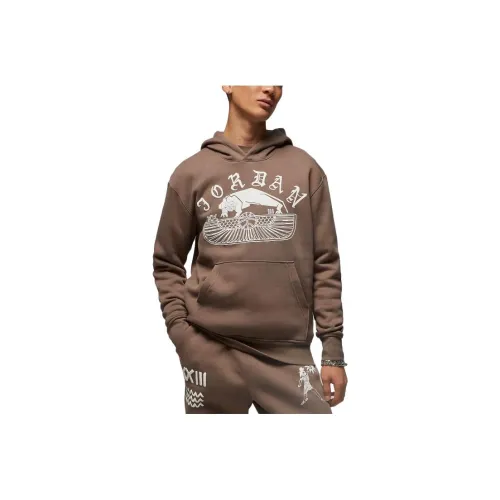 Jordan Umar Rashid Flight Sweatshirt Men's Brown