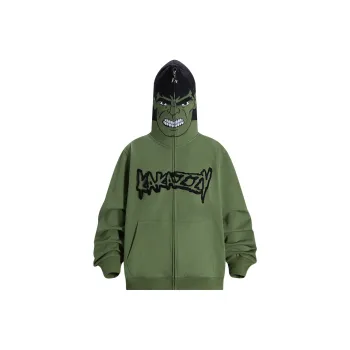 KAKAZZY Sweatshirts Unisex Green