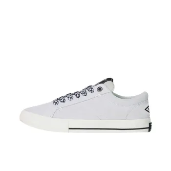 X JIMSUN Coverage Balance Moisture Wicking Low Top Skateboard Shoes Unisex White
