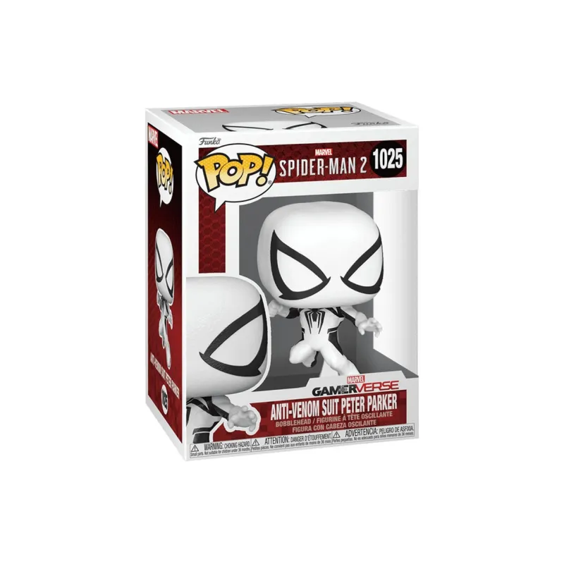Funko Spider Man 2 Venom Fighting Suit Peter Parker Chibi Figures-1