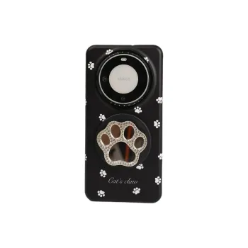 Sopi Acrylic Material Full Screen Cat Paw Magnetic Stand Phone Cases Compatibility With Huawei Mate 70/60 Pro/Pro+