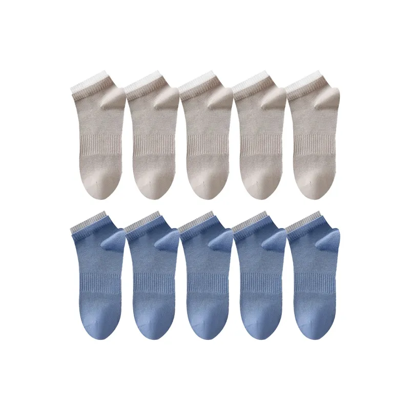 Cotton Gene Ankle Socks Men's Combination Multi Piece Set-28