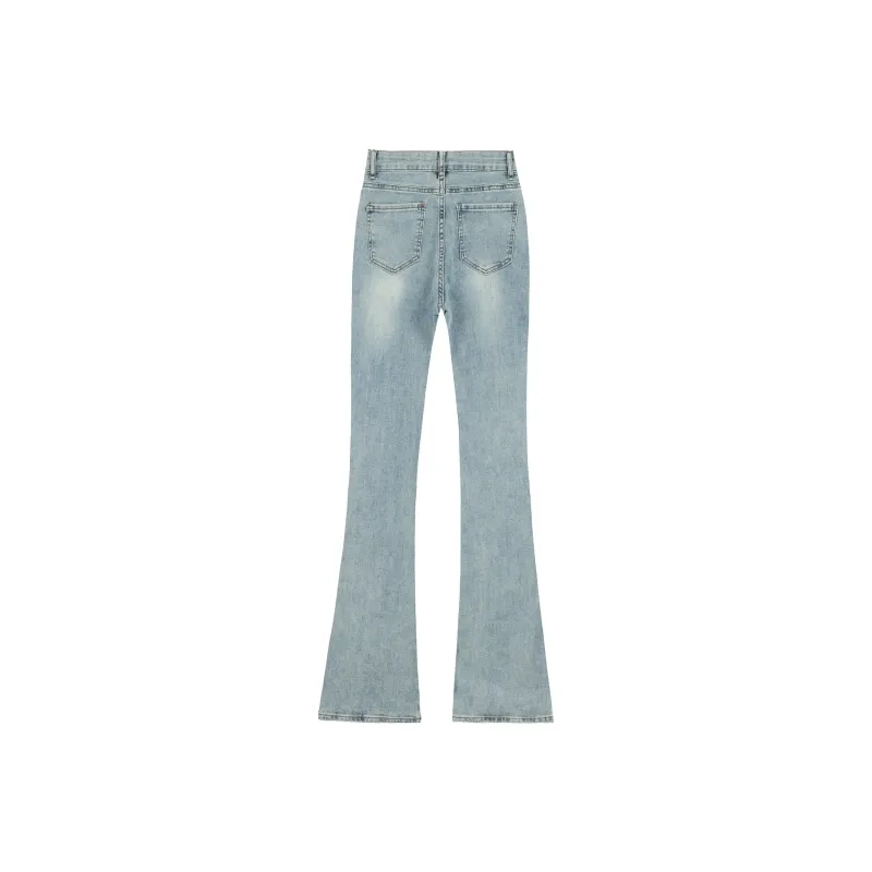 Wen Shan Jeans Women's Light Blue-1