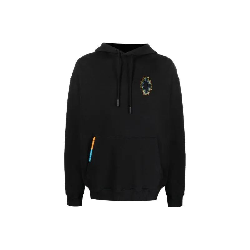 Marcelo Burlon Cross embroidered Drawstring Hood-0