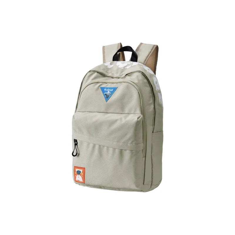 FINITE LOOP Bote Bottle Eco Friendly Fabric Travel Backpack Unisex White-11