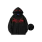 Black Red[Thickened and Fleece-Lined]