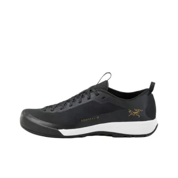 Arcteryx Konseal Lt Anti Slip Wear Resistant Low Top Hiking Shoes Men's Black White