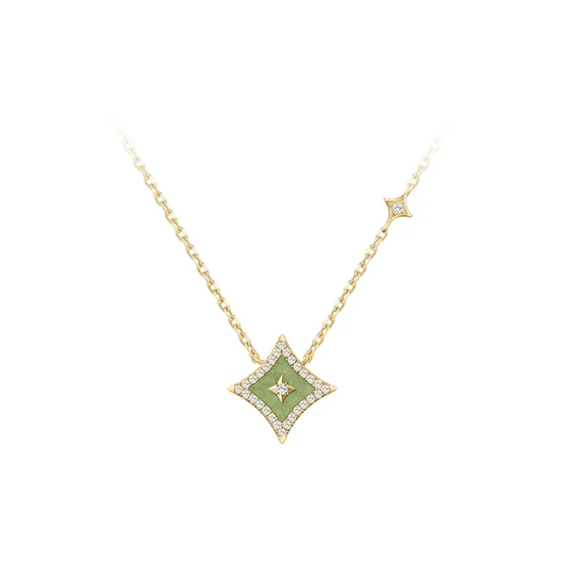 Lola Rose Natural Aventurine Jade Necklaces Women's-0