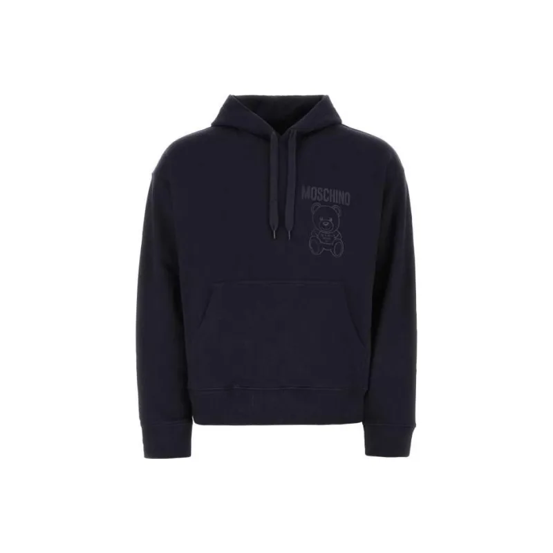 MOSCHINO Long Sleeved Drawstring Hoodie-0