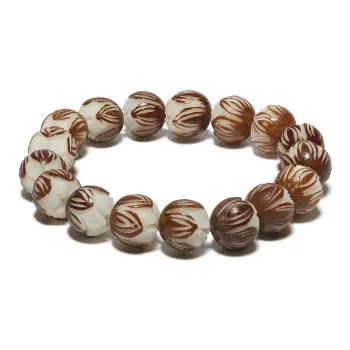 Crabs White Jade Bodhi Bracelets Unisex