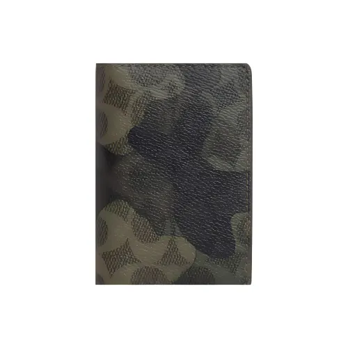 COACH Signature Coated Canvas Wallet Mini Women's Green