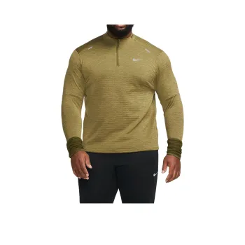 Nike Therma-FIT Men's 1/4-Zip Running Top T-Shirt Men's Green