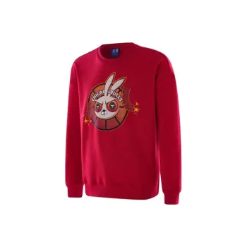 NBA Bulls Sweatshirts Unisex Crimson