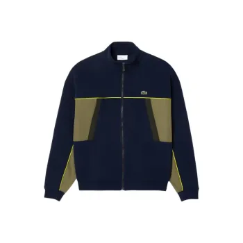 LACOSTE Logo patch Piqué Jacket