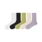 Raw White-Black-Green-Milk White-Purple[7A Antibacterial][Moisture-Wicking and Breathable]