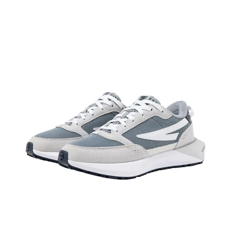 FILA Racer Energized Low Top Running Shoes Women's White Gray-2