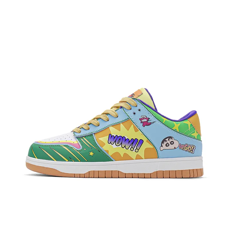 Crayon Shinchan Low Top Skateboard Shoes Gift Box Set-19