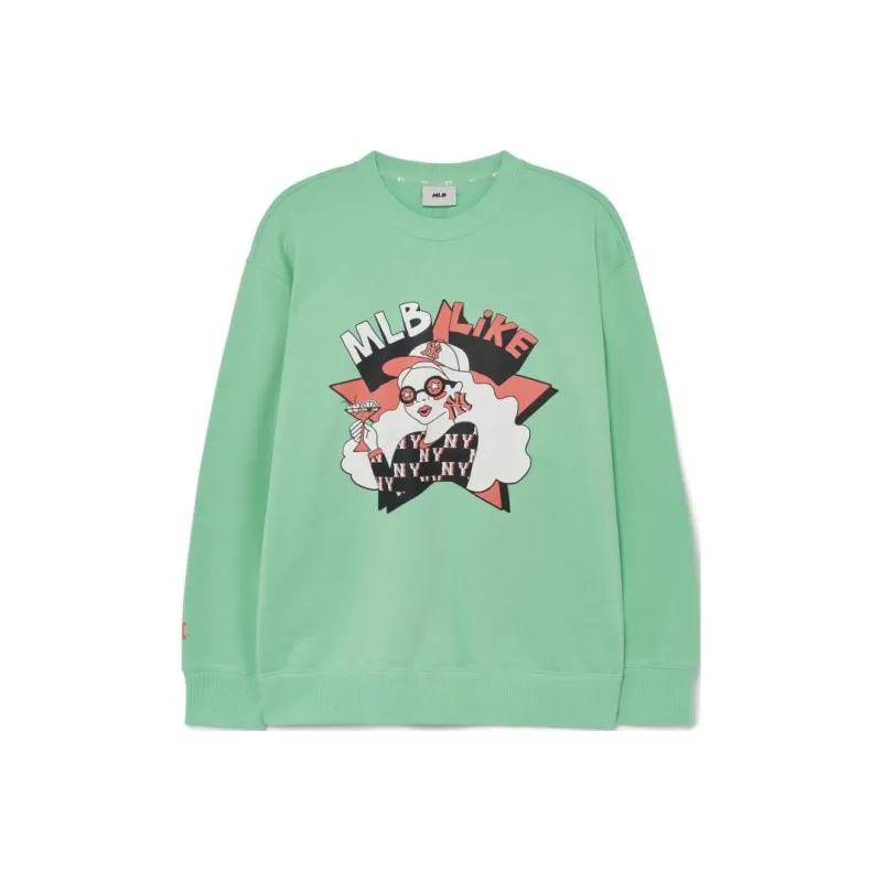 MLB Sweatshirt Unisex Light Green-0