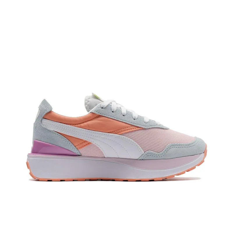 PUMA Cruise Rider Anti Slip Wear Resistant Low Top Casual Shoes Women's Pink-1