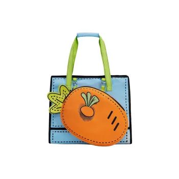 Strange Orange Badminton Racket Bags 2 Pcs Crossbody Bag Orange Blue Unisex