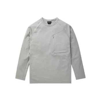 BURTON SS22 MULTIPATH GRID Sweatshirt Men's Silver Gray