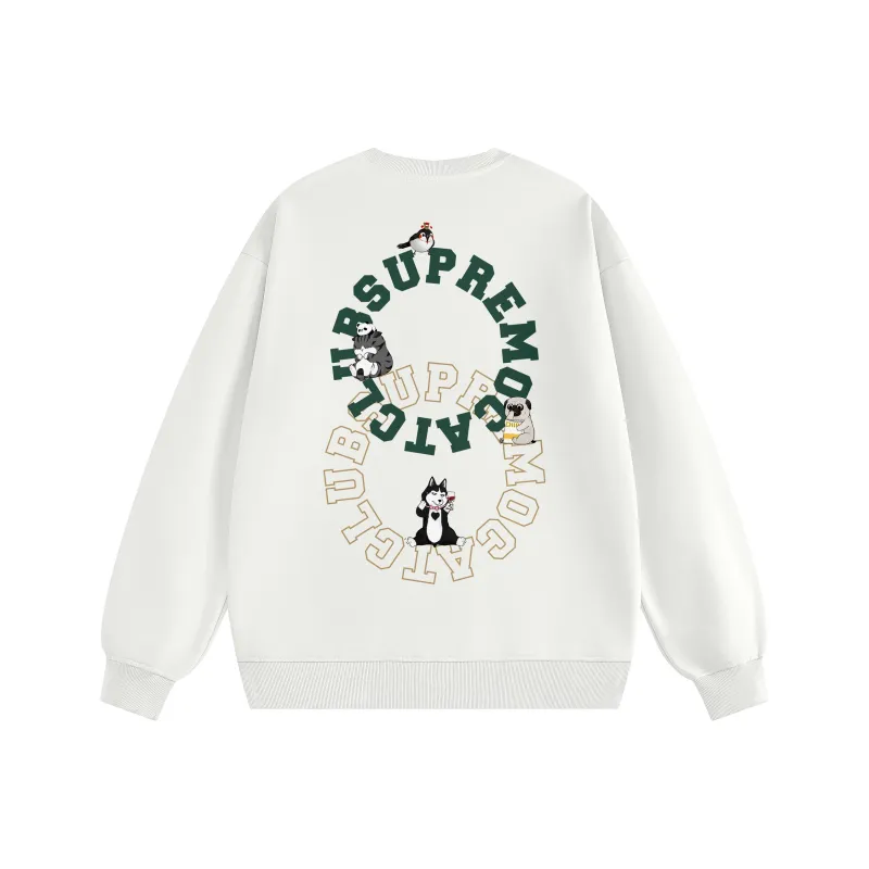 Supremo Cat Sweatshirts Unisex-2