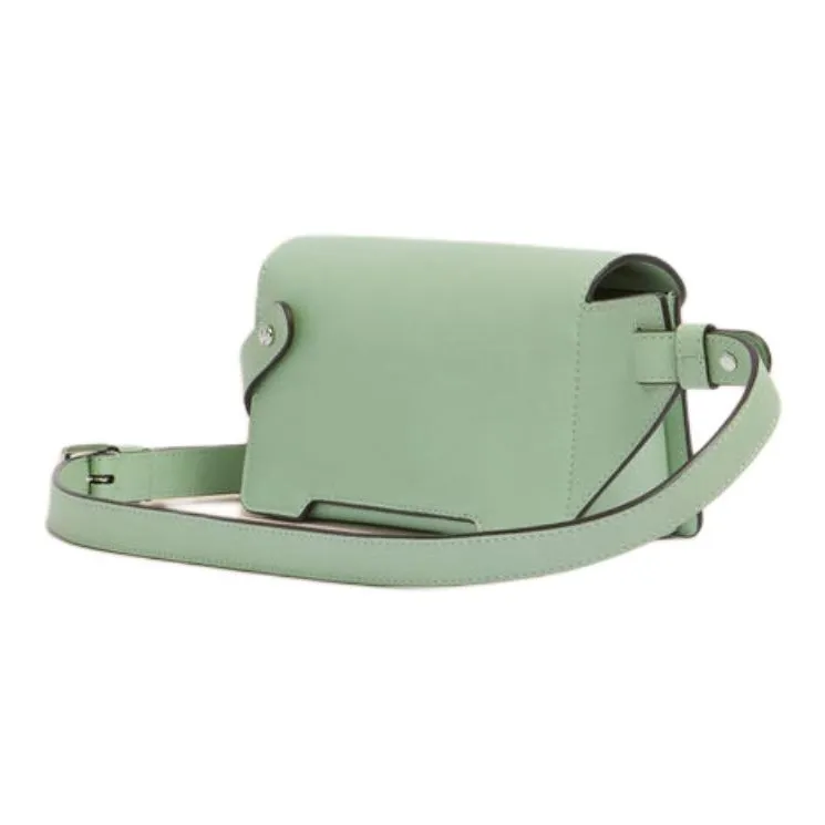 MARNI Trunkaroo Calfskin Shoulder Bag, Crossbody Bag Men's Light Green-3