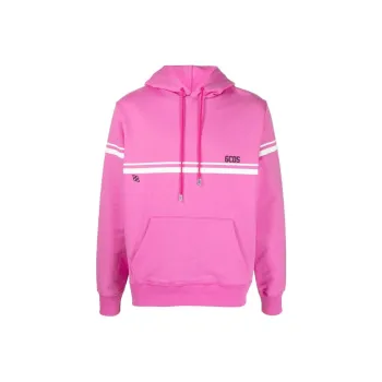 GCDS Logo Printed Drawstring Hoodie