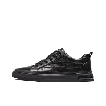 RHYTHM OF JOY Breathable Skateboard Shoes Men's Black