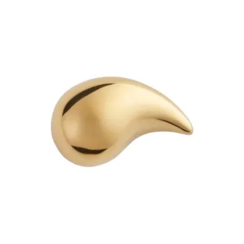Bottega Veneta Sterling Silver Brooches Women's Gold