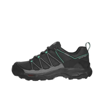 SALOMON WENTWOOD GTX Anti Slip Wear Resistant Low Top Hiking Shoes Women's Black