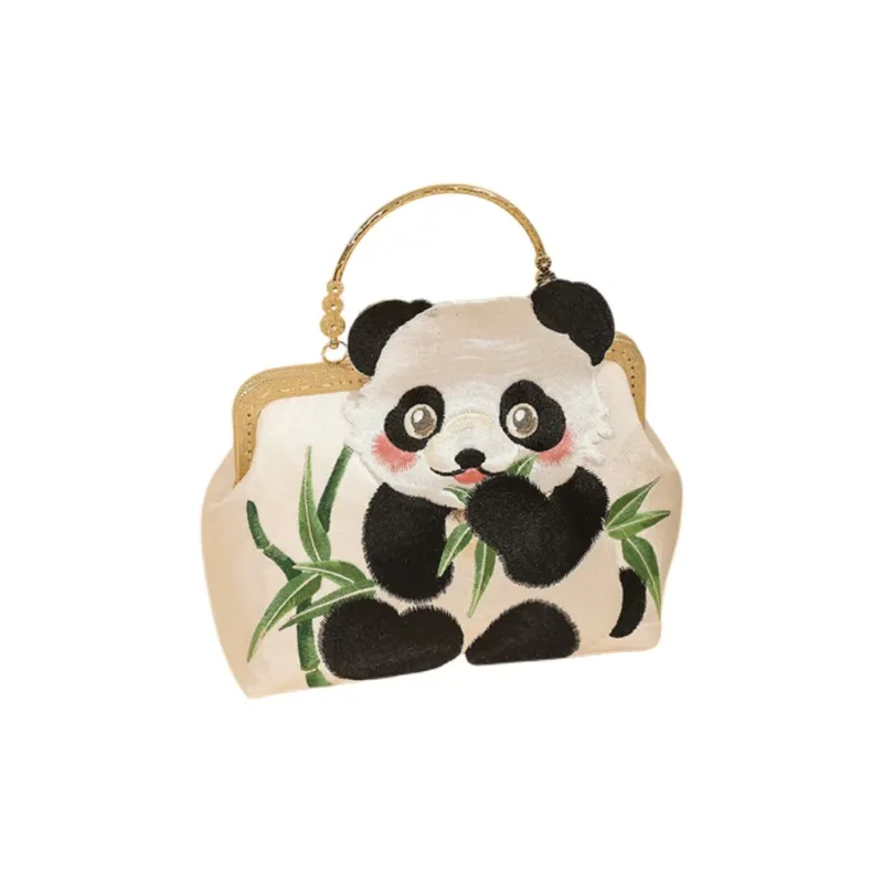 Boniu Embroidered Fabric Handbag Regular Unisex Multicolor-0