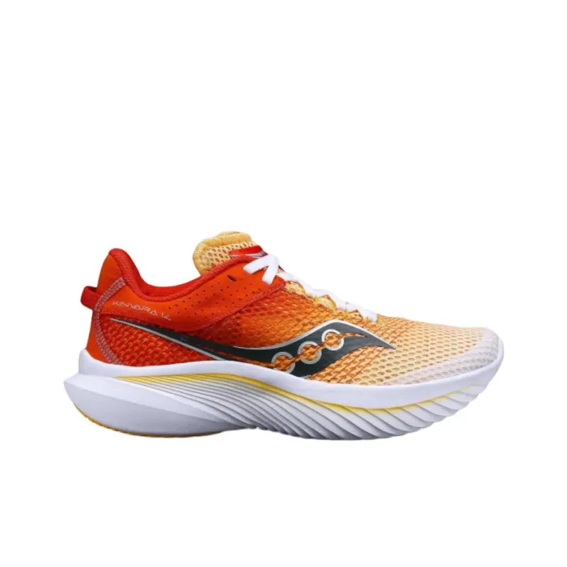 Saucony Kinvara 14 Anti Slip Wear Resistant Low Top Training Running Shoes Women's Orange-1