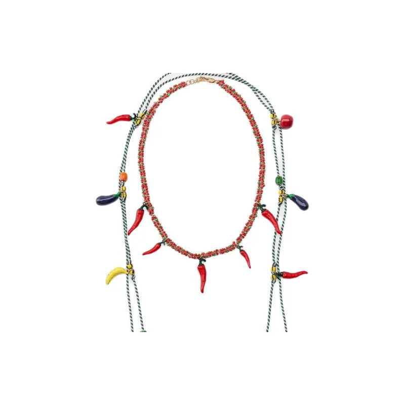 ZARA Resin Necklaces Women's Multicolor-2