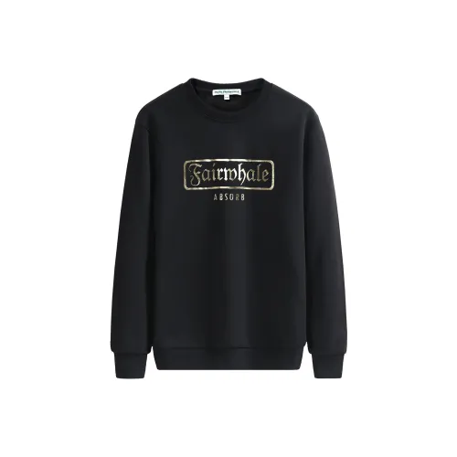 FAIRWHALE Sweatshirt Unisex Black