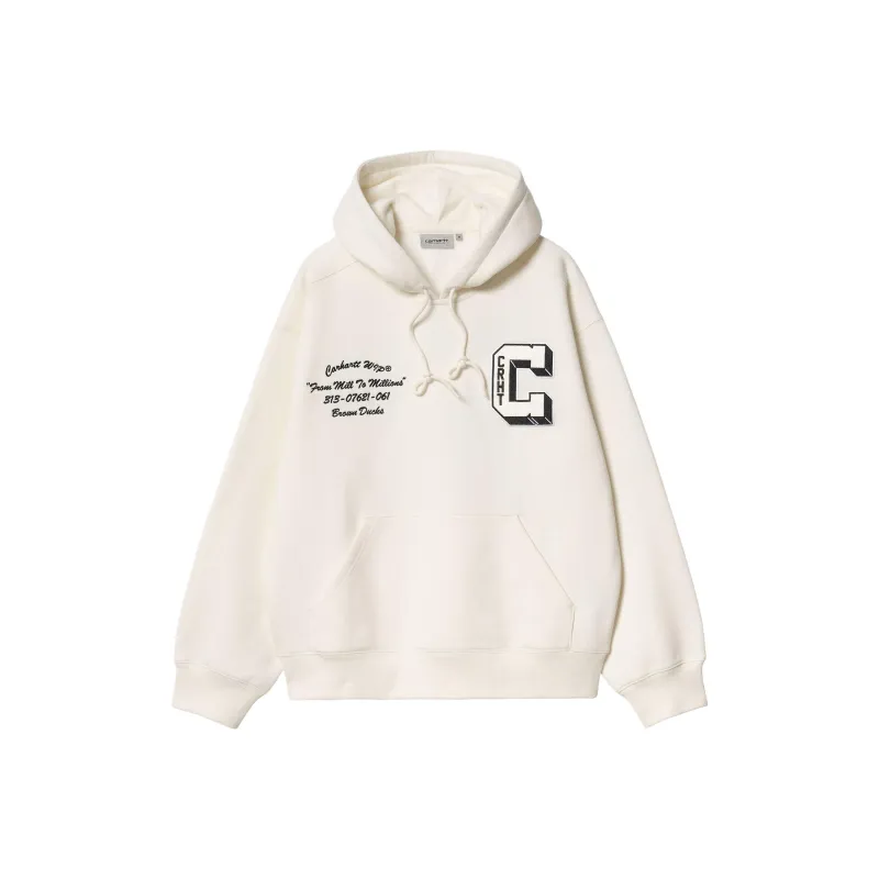 Carhartt WIP Brown Ducks Drawstring Hoodie-0