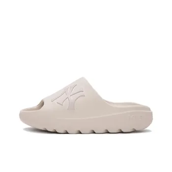 MLB Slide Slippers Unisex Ivory White