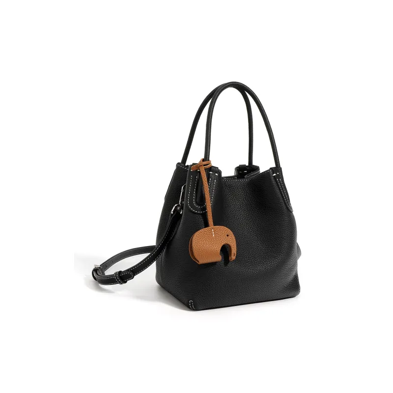H YXIANG Cow Leather Shoulder Bag, Handbag Regular Women's Multicolor-0