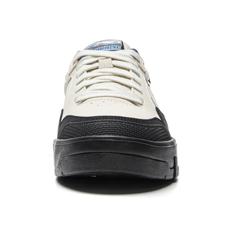 LiNing Common 80s Non-slip Lightweight Low-Top Skateboard Shoes Men's Beige Black-4