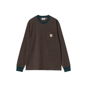 Carhartt WIP L/S Verner Pocket T-Shirt T-Shirt Unisex Duck Blue