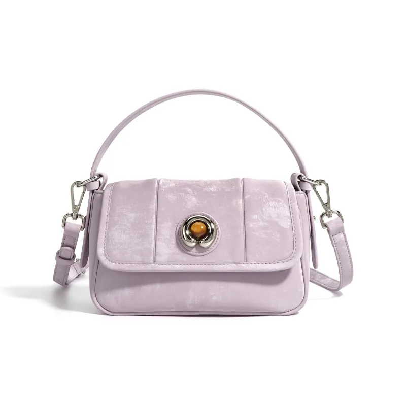 H YXIANG Cow Leather Handbag Regular Women's Multicolor-4