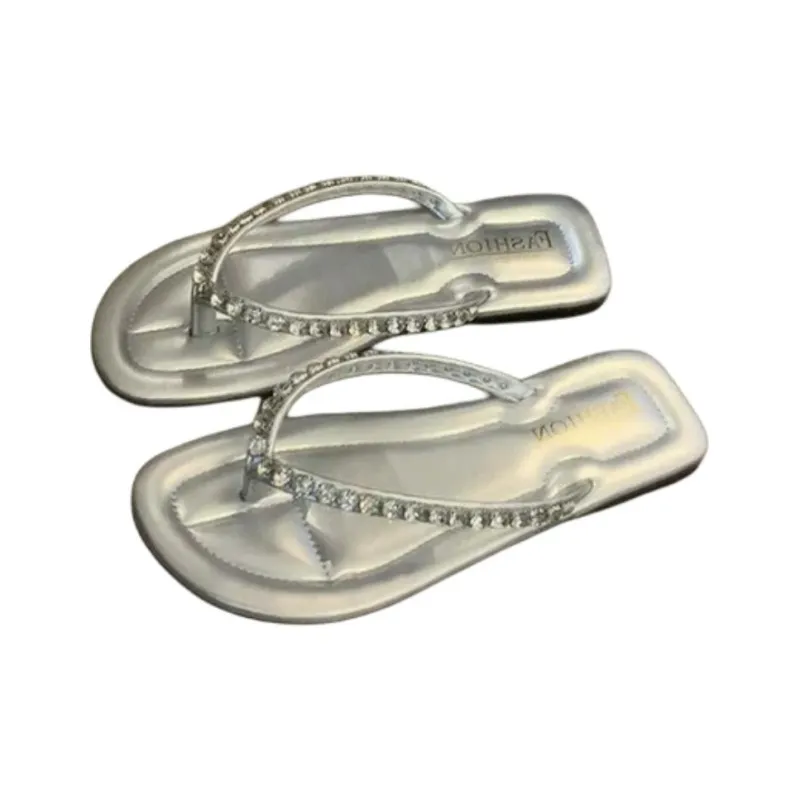 ALPLUME Slippers Ecru Silver Black-5