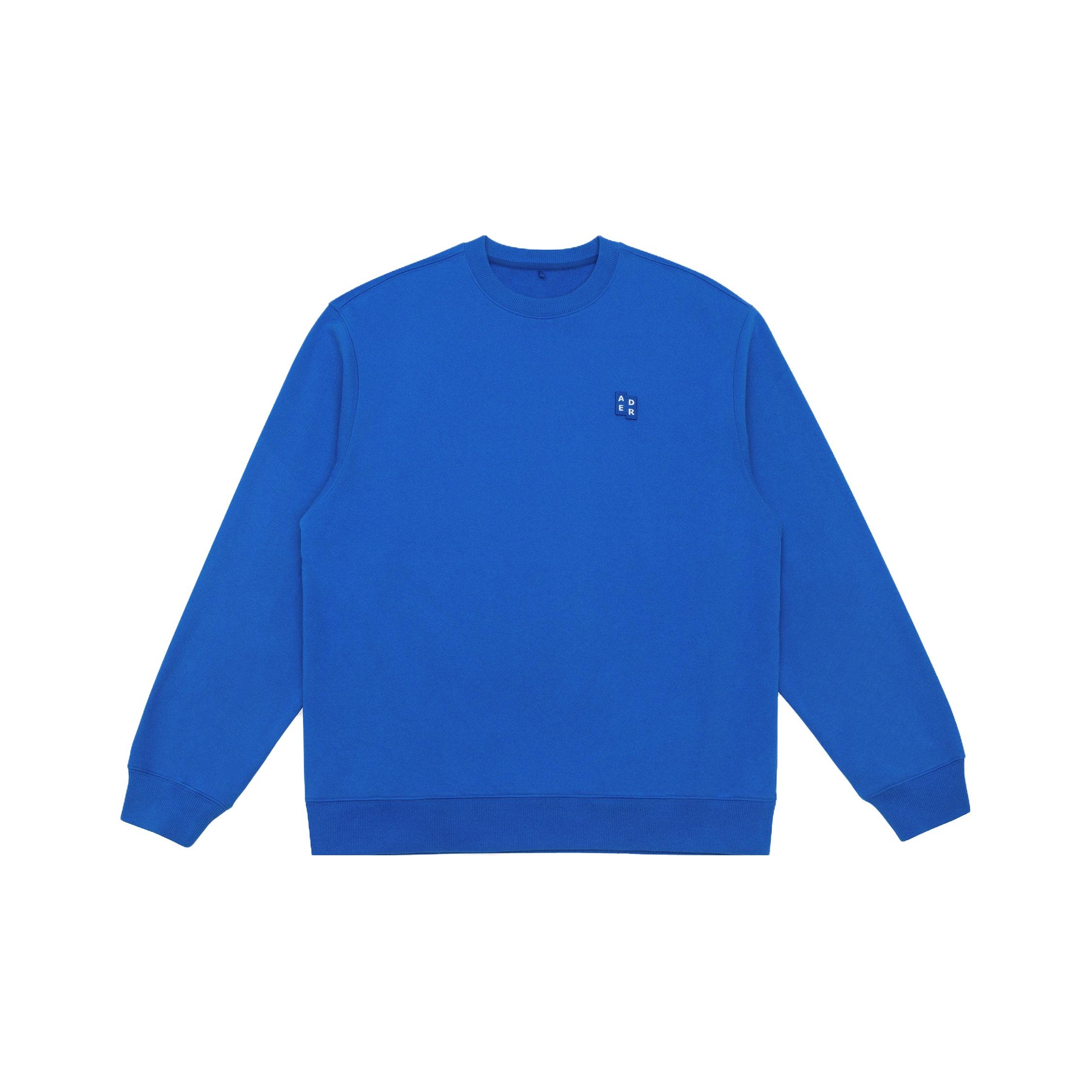 【関税込み】Sweatshirt With Logo - Ader Error - Cotton - Blu ADER error SSENSE Exclusive Blue Tape Logo Hoodie size