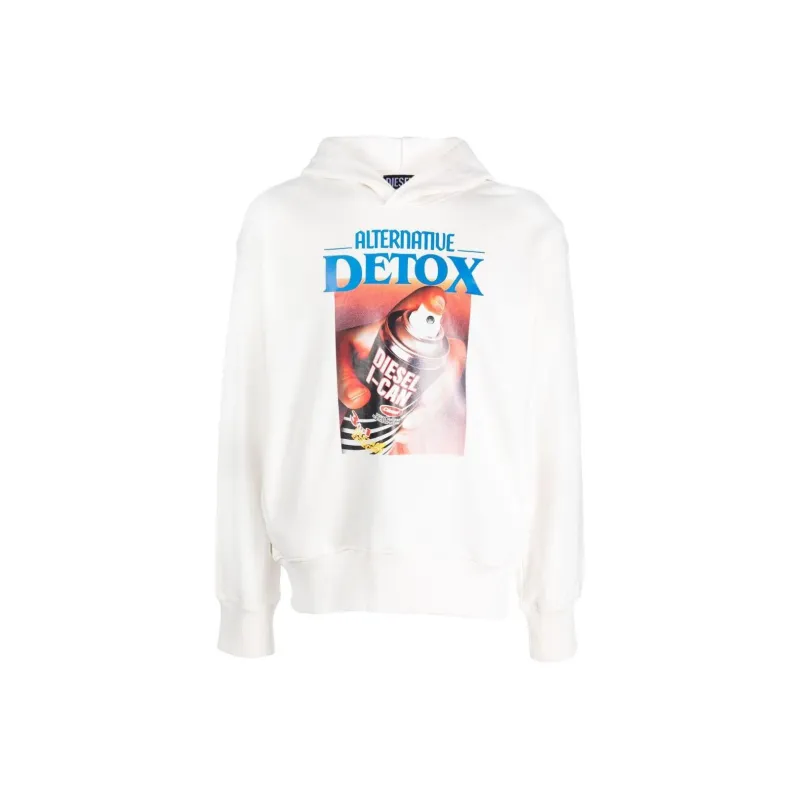 DIESEL Sweatshirts Men White-0