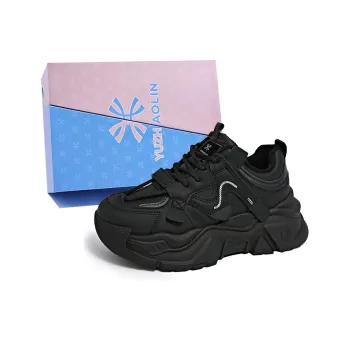 YUZHAOLIN Anti Slip And Wear Resistant Height Increasing Low Top Chunky Sneakers Women's