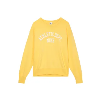 Nike Sweatshirts Men Bright Yellow Jade Color
