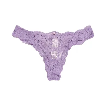 Victoria's Secret 24 Big Show Collection Dreamy Collection DREAM ANGELS Lace Thong Underpants Women's Purple